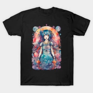 Harajuku Anime Girl T-Shirt